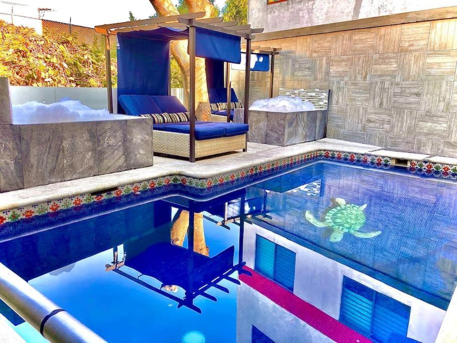 Loft Arte Y Diseno, Terraza, Asador, 3 Pantallas "Cuernavaca Somos El Unico Airbn Que Te Ofrece 2 Exclusivos Jacuzzis Profesionales Con Agua Caliente Y Sistema De Hidromasaje, Tipo Spa" Fraccionamiento Vigilancia 24 Horasアパートメント エクステリア 写真